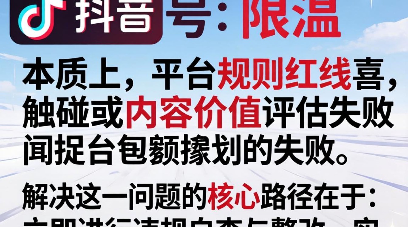 抖音限流了怎么快速恢复正常