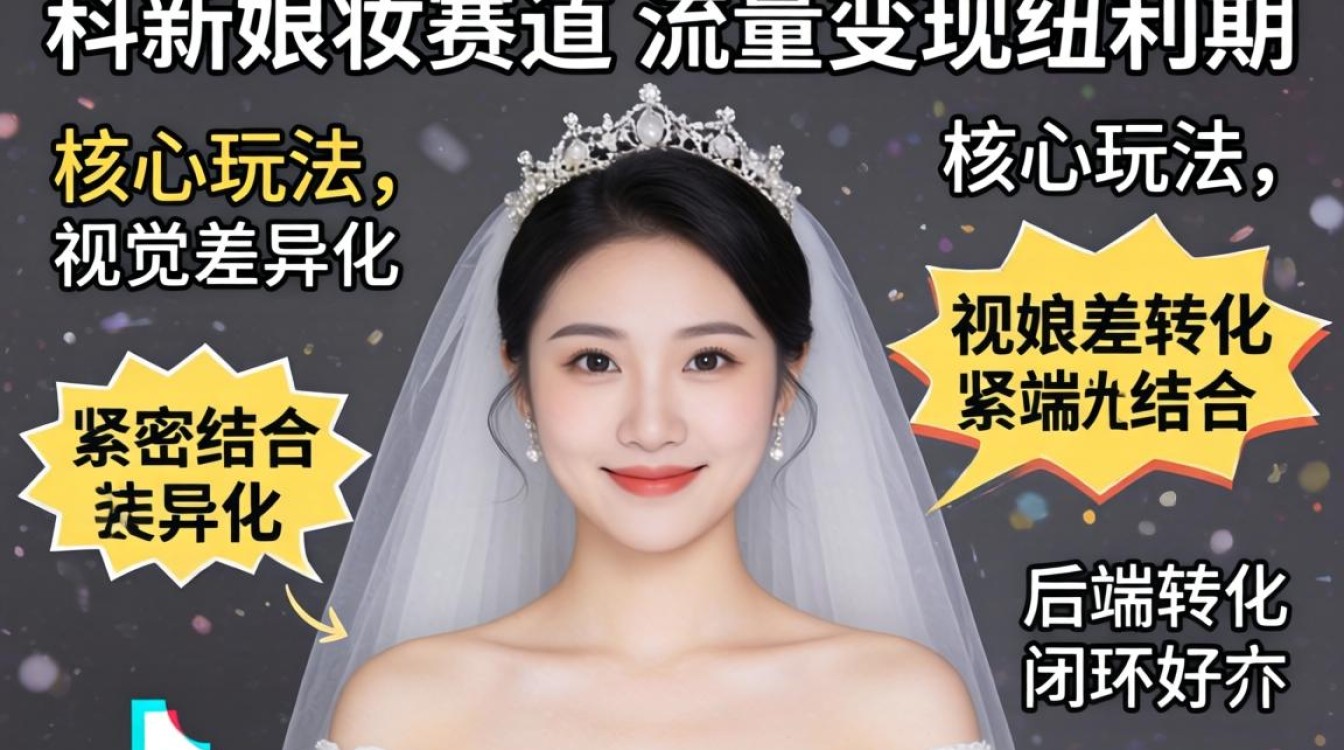 新娘妆拍摄教程与变现技巧