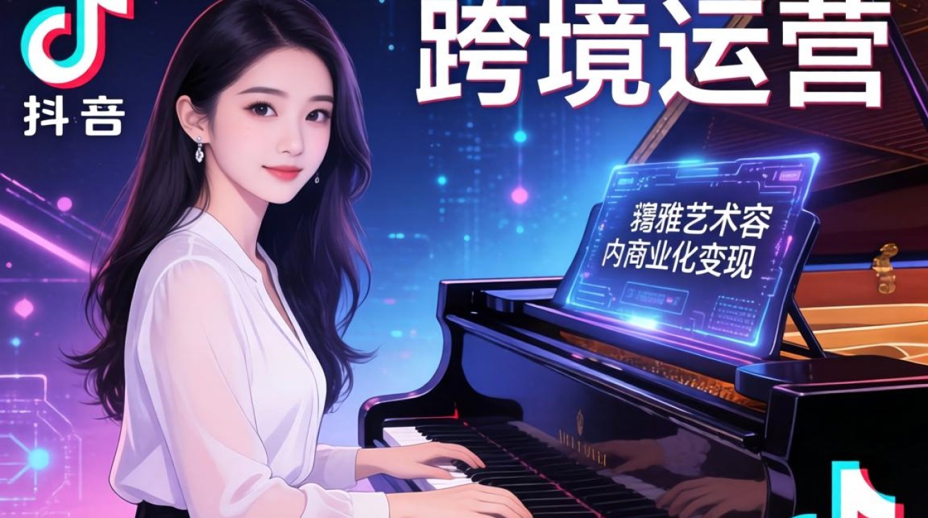 TikTok女钢琴家如何做跨境运营
