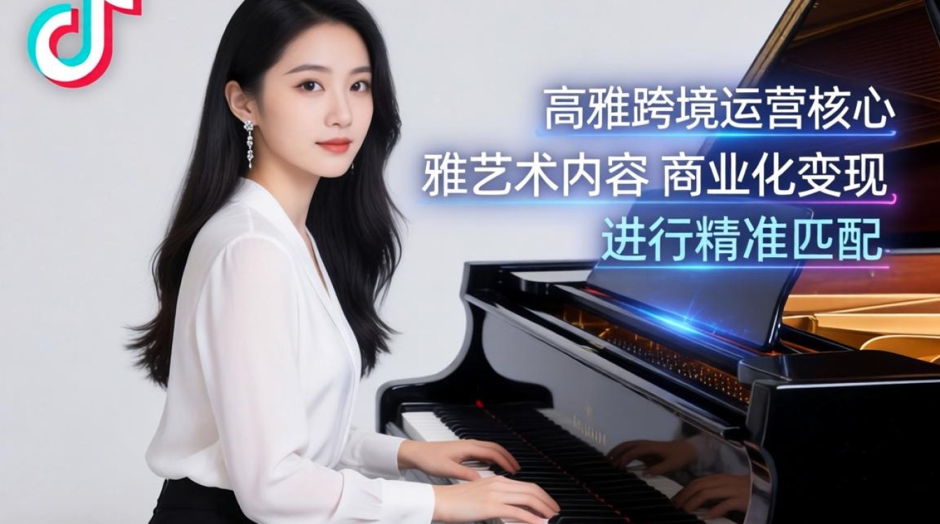 TikTok女钢琴家如何做跨境运营