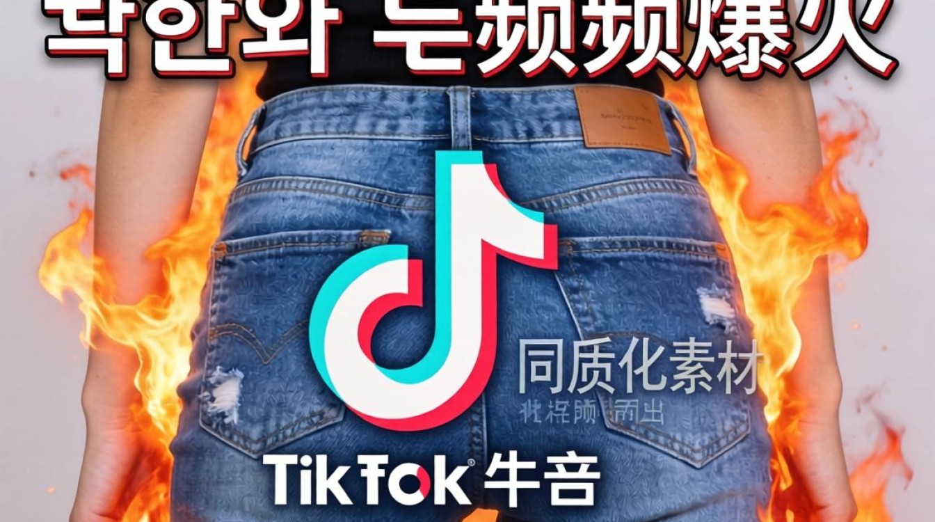 韩国tiktok牛仔裤怎么后期处理