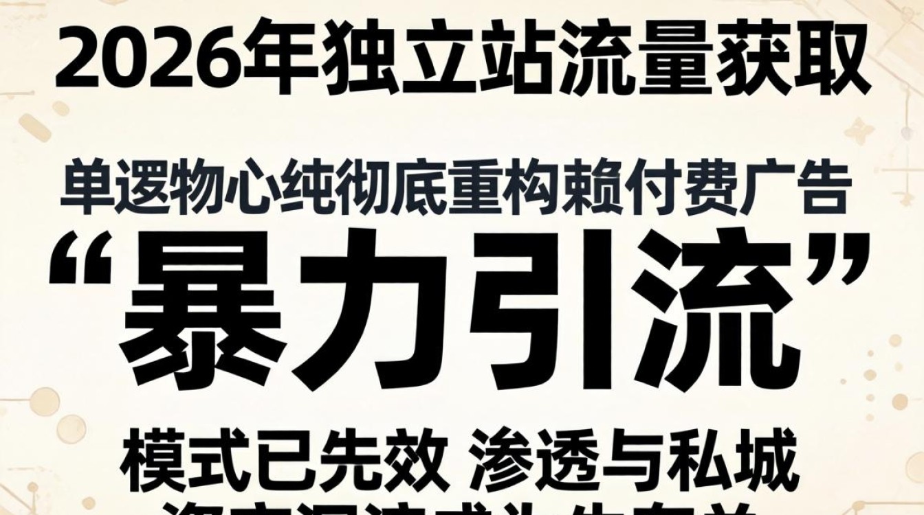 2026年独立站引流最新方法有哪些