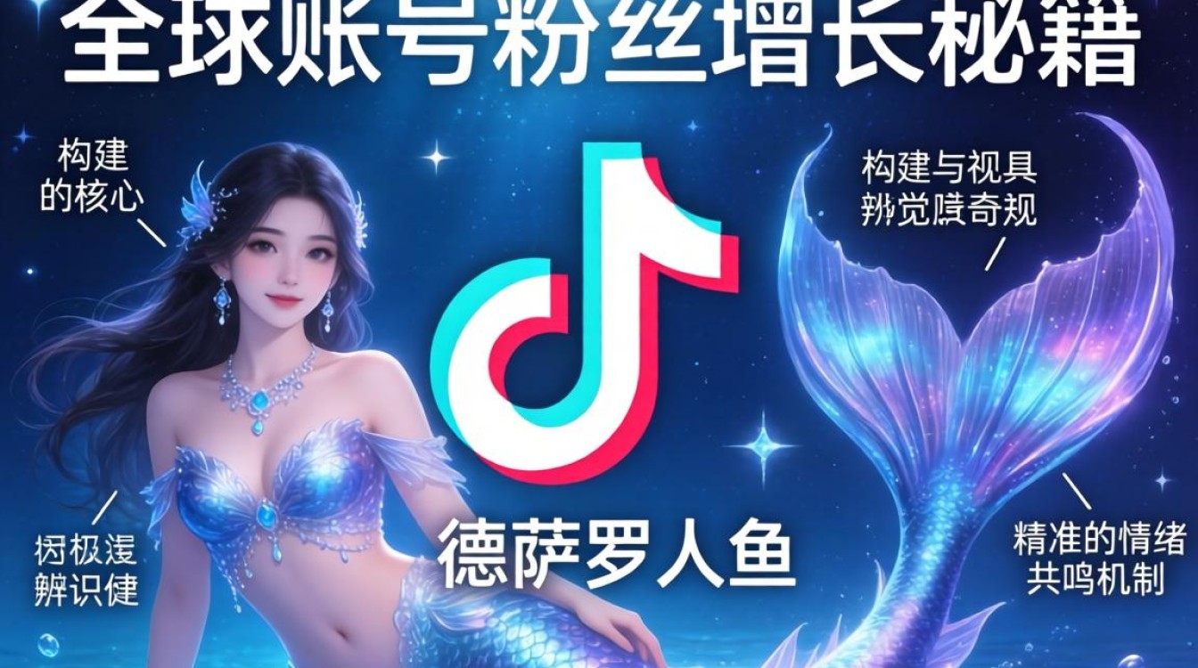 TikTok德萨罗人鱼如何涨粉
