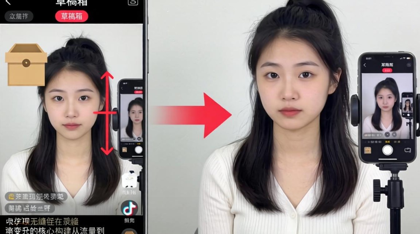 抖音还没录完怎么接着录