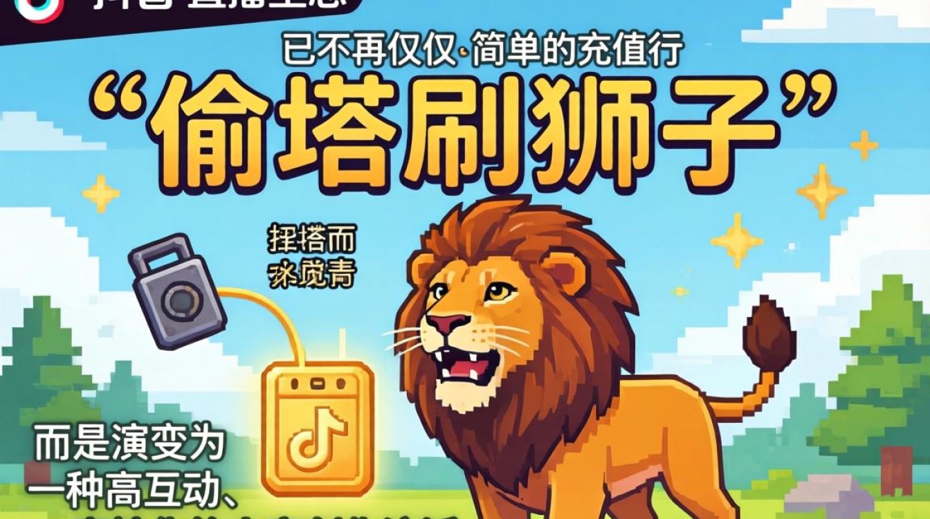TikTok偷塔刷狮子怎么玩