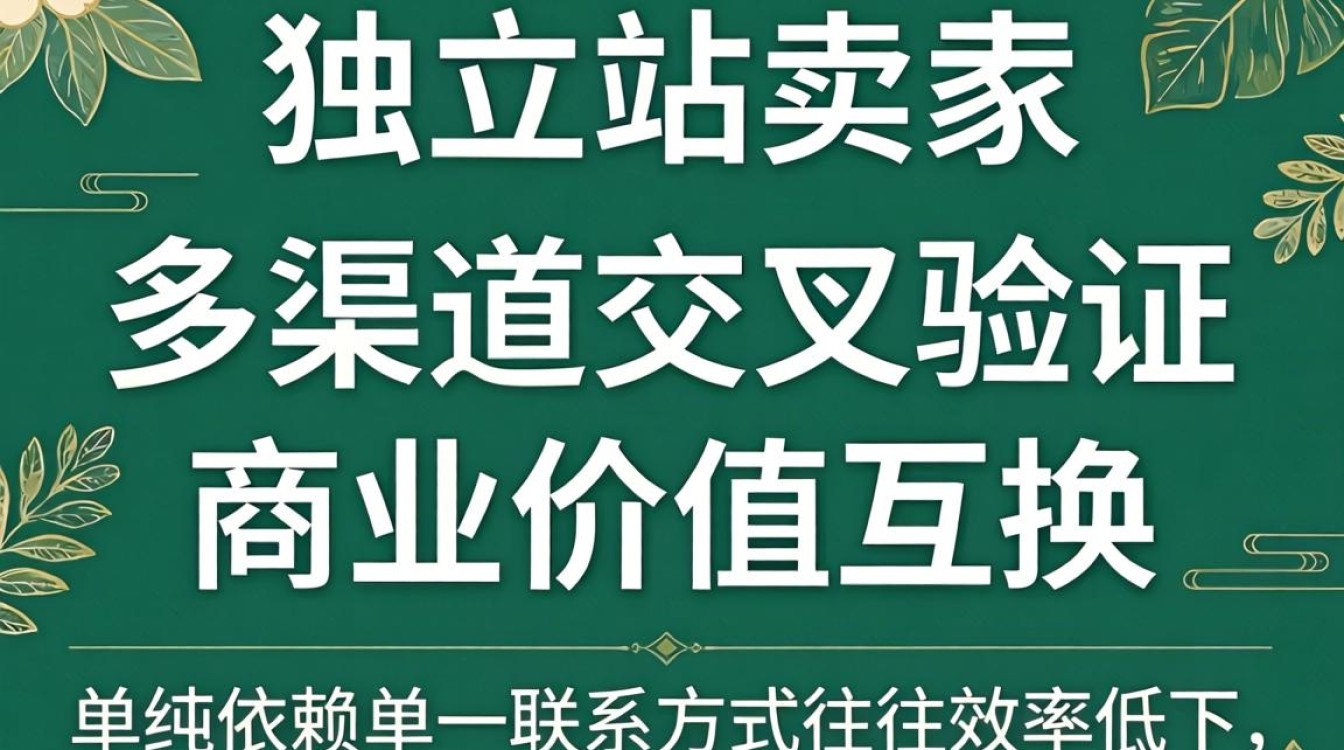 独立站卖家联系方式哪里找