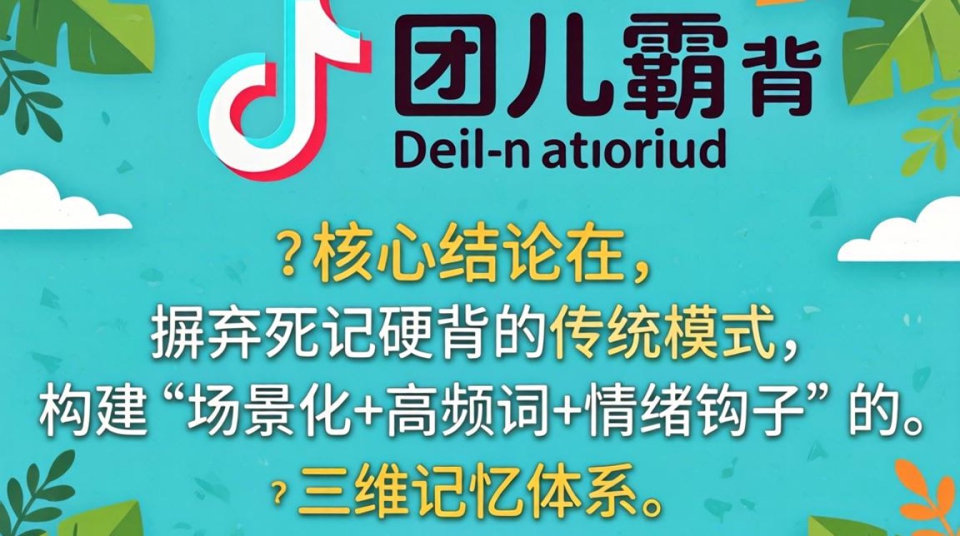 抖音团儿霸英文怎么背