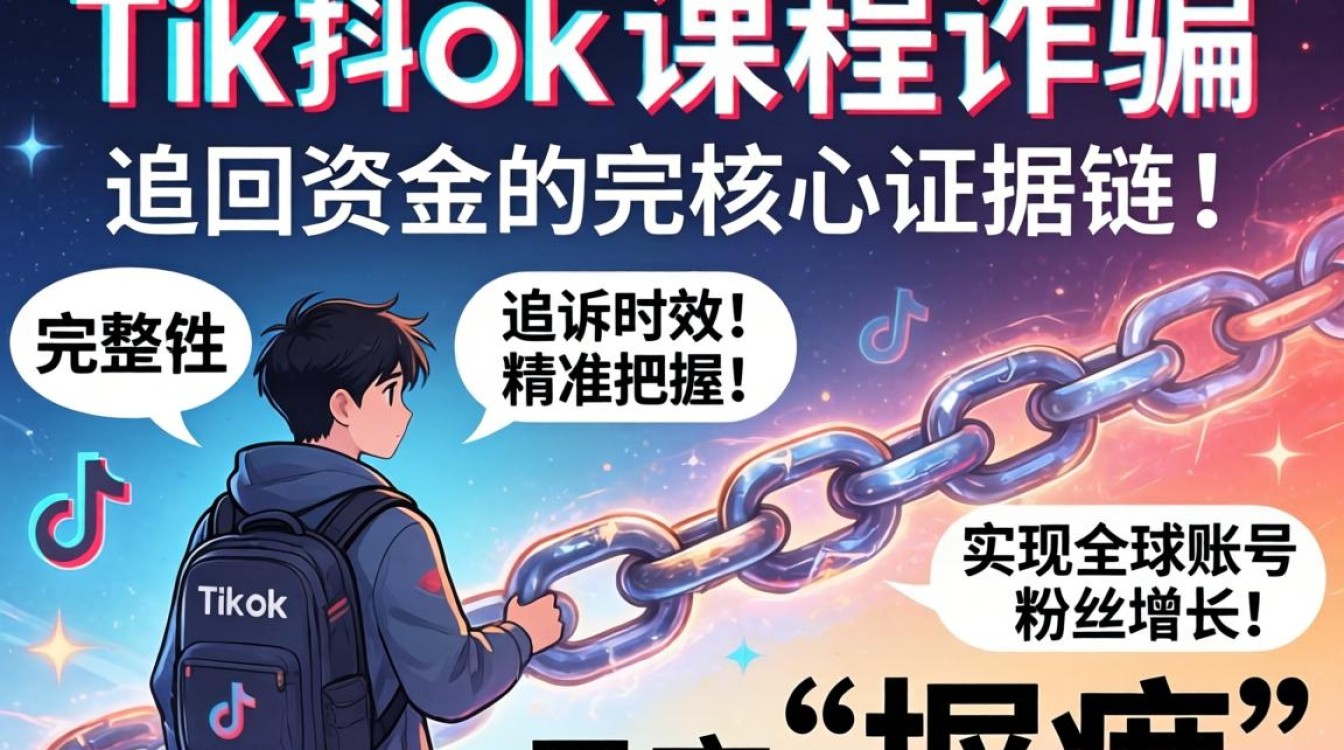 TikTok课程被骗怎么追回