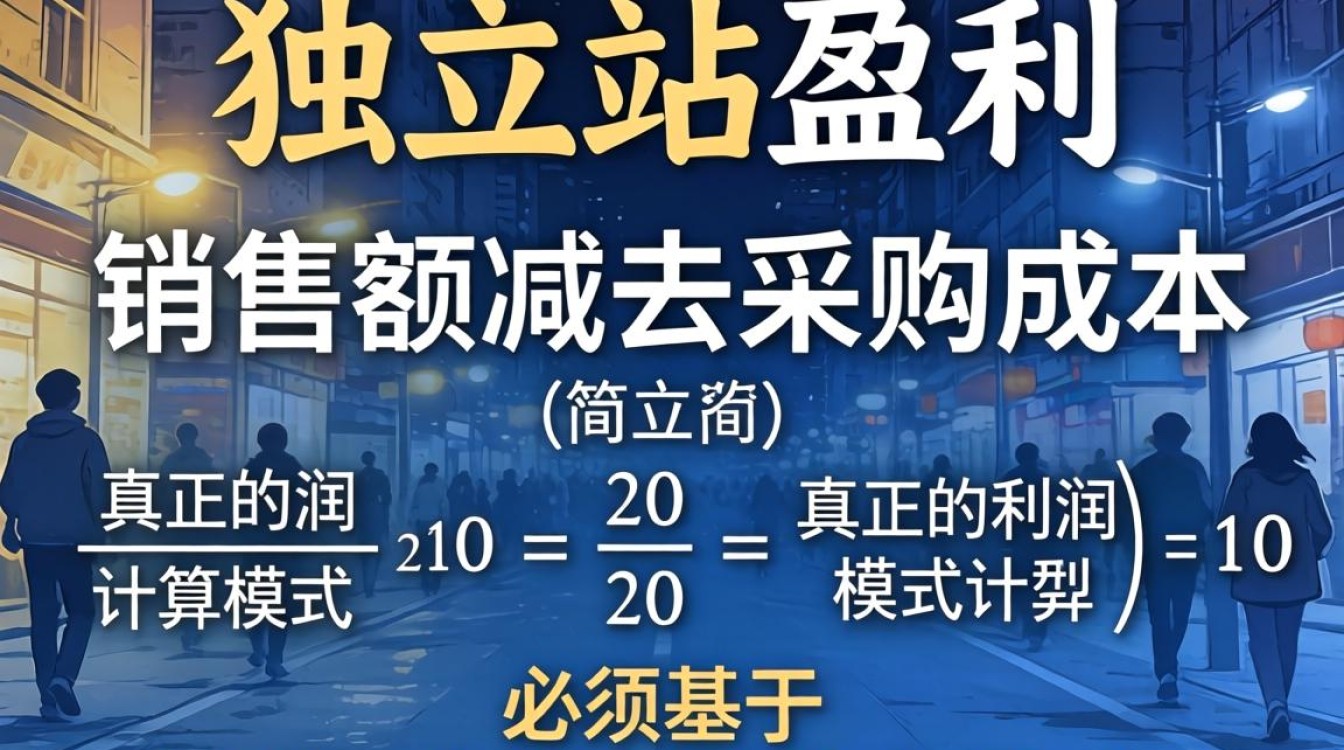独立站利润计算公式详解