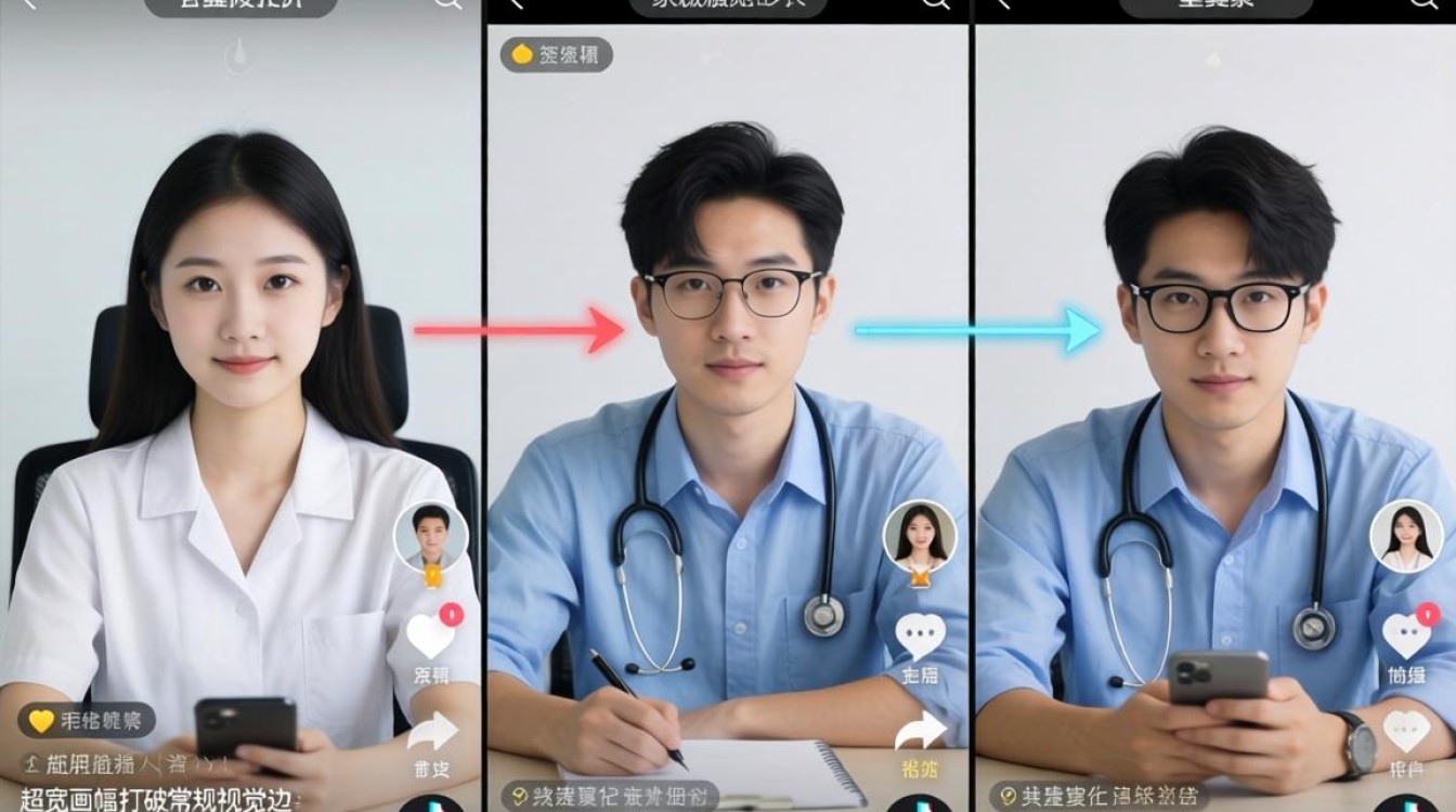 抖音上怎么制作三屏壁纸