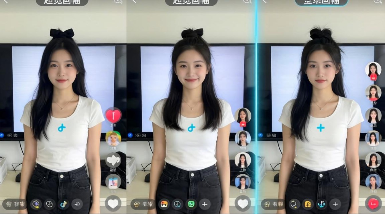 抖音上怎么制作三屏壁纸