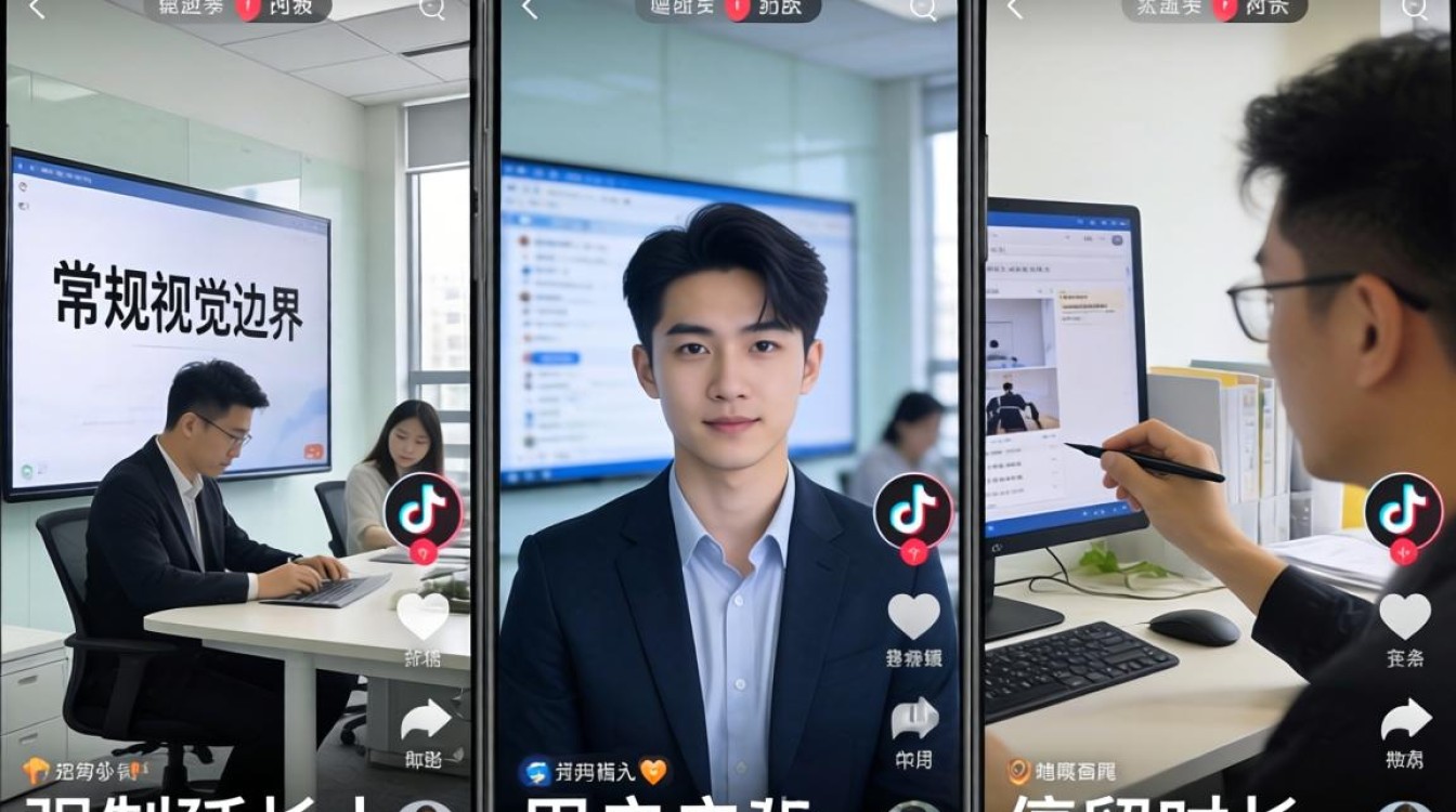 抖音上怎么制作三屏壁纸