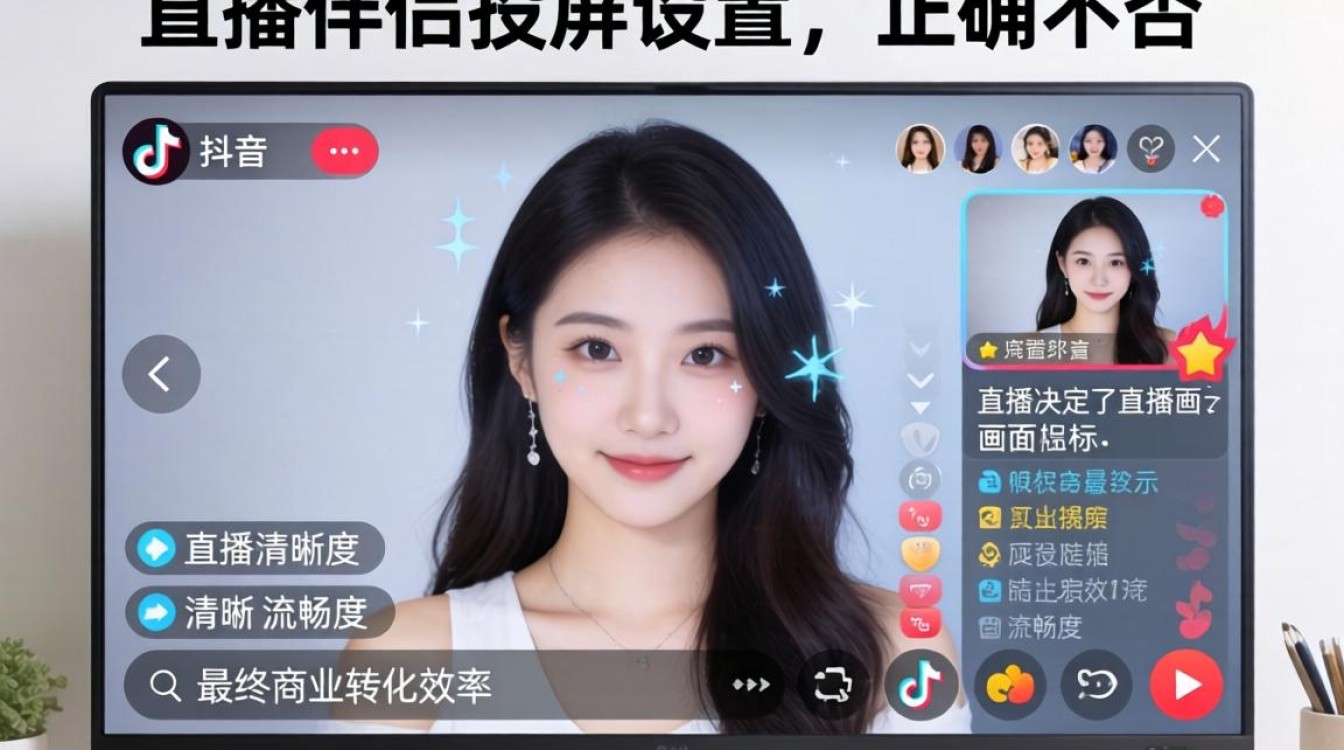 抖音直播伴侣怎么调投屏