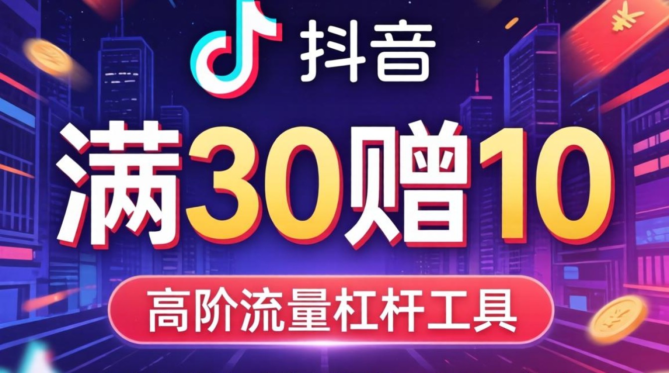 抖音满30赠10变现技巧有哪些