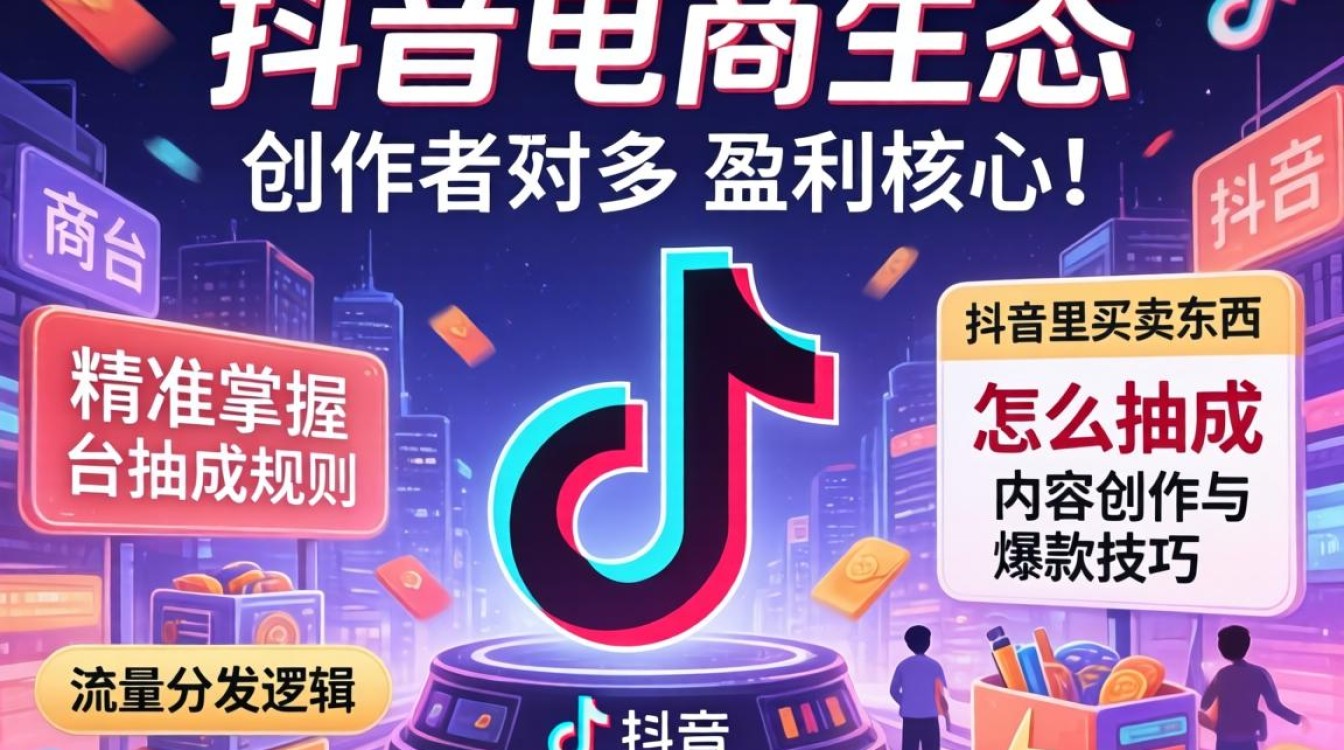 抖音里买卖东西怎么抽成
