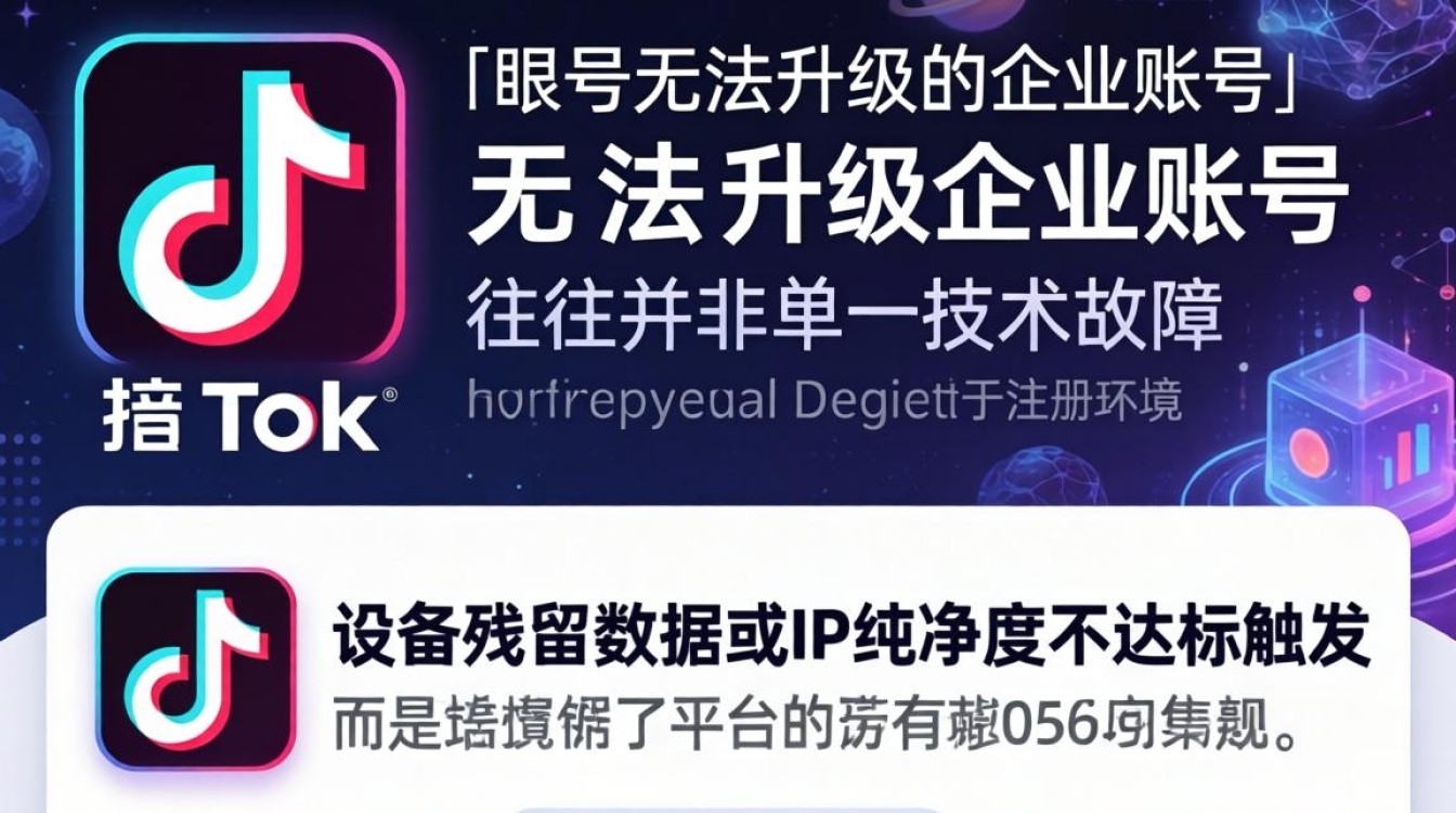 TikTok成不了企业账号怎么办