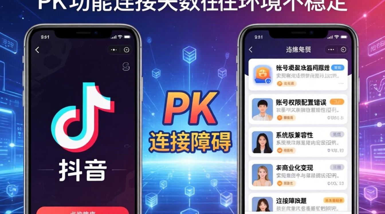 抖音pk连接失败是什么原因
