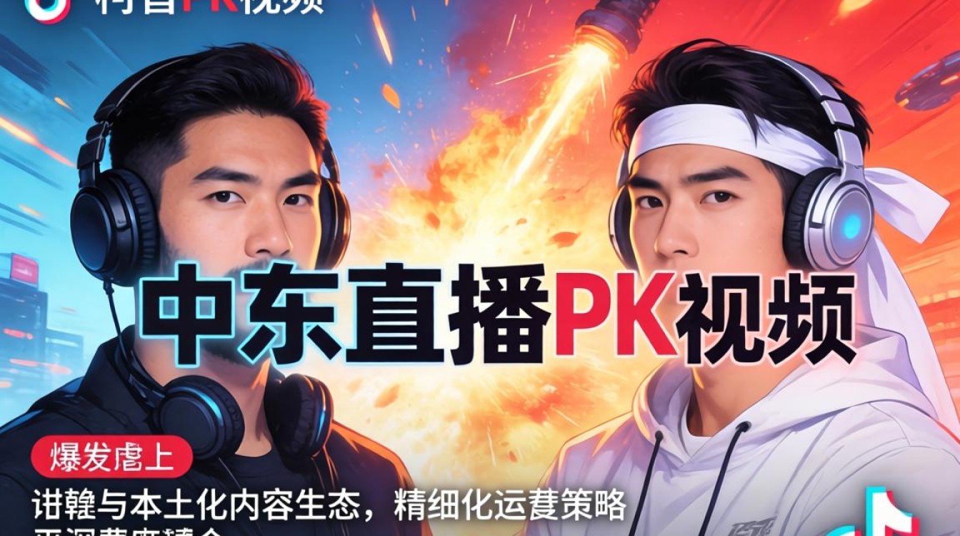 TikTok中东直播pk视频怎么做