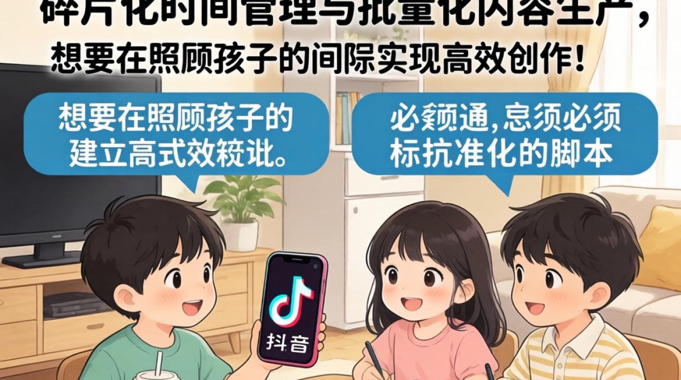 在家带孩子拍抖音怎么写 效率提升神器推荐