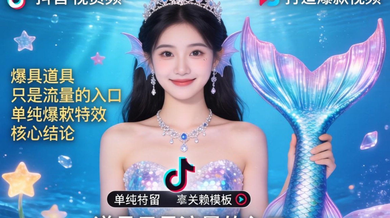 抖音人鱼特效怎么弄教程