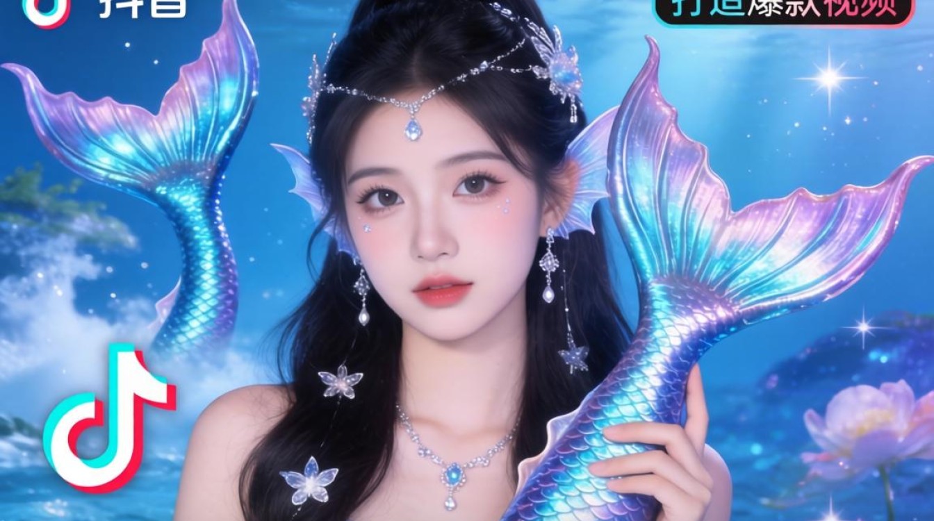 抖音人鱼特效怎么弄教程