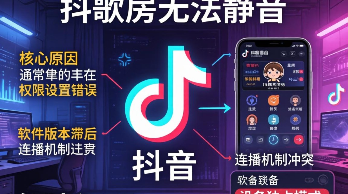 抖音k歌房静音不了是什么原因