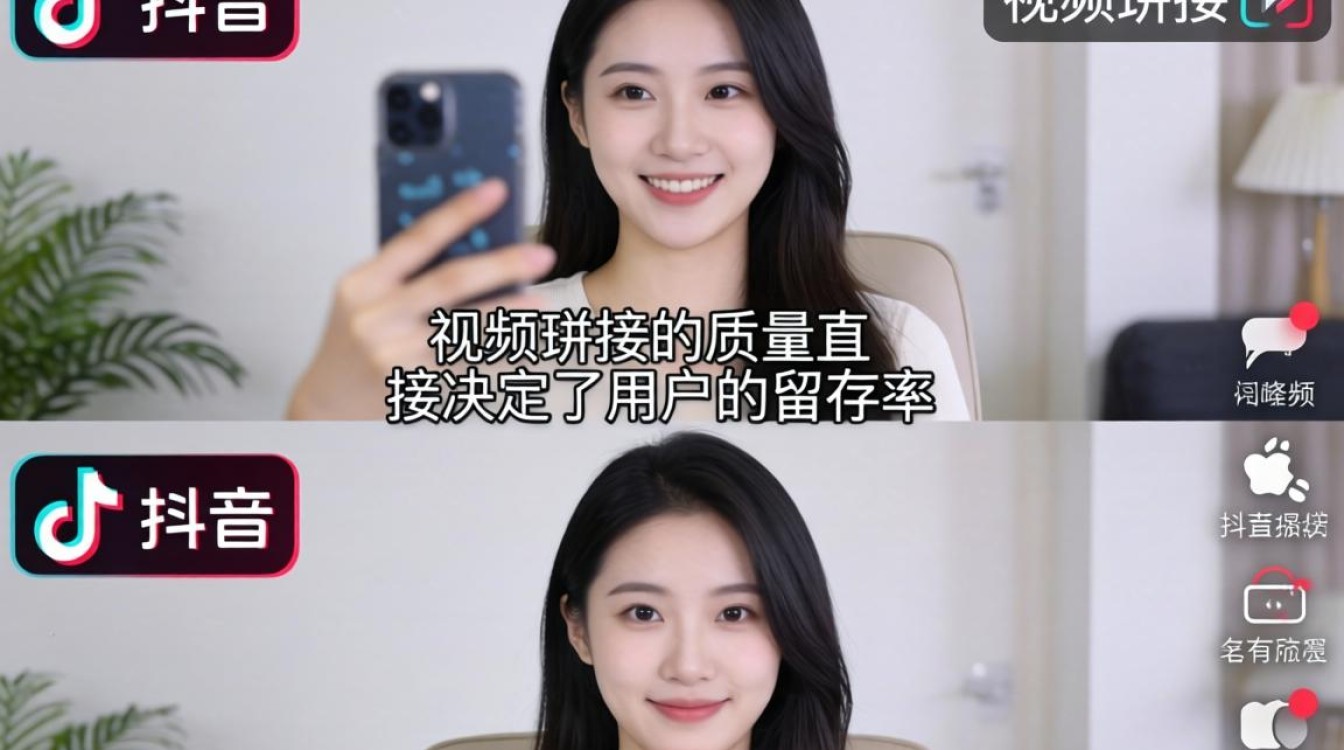 抖音两段视频怎么拼接 精准引流营销策略