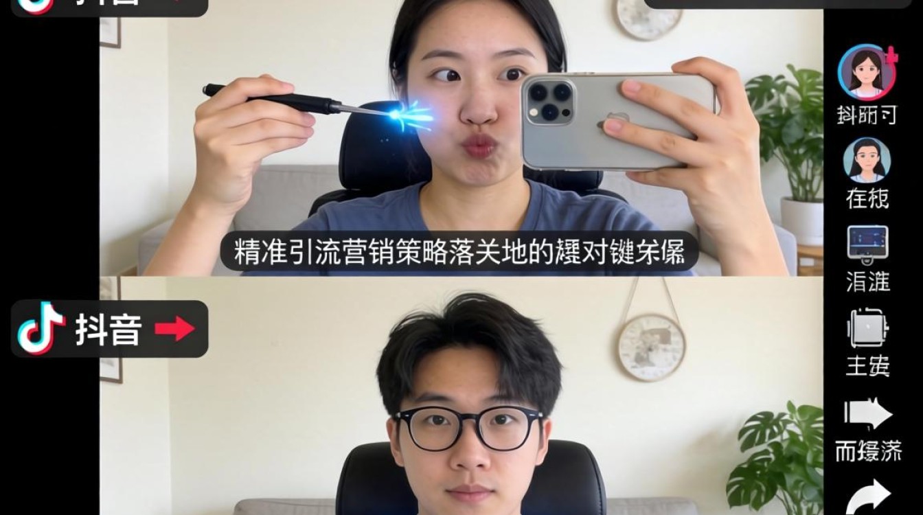 抖音两段视频怎么拼接 精准引流营销策略