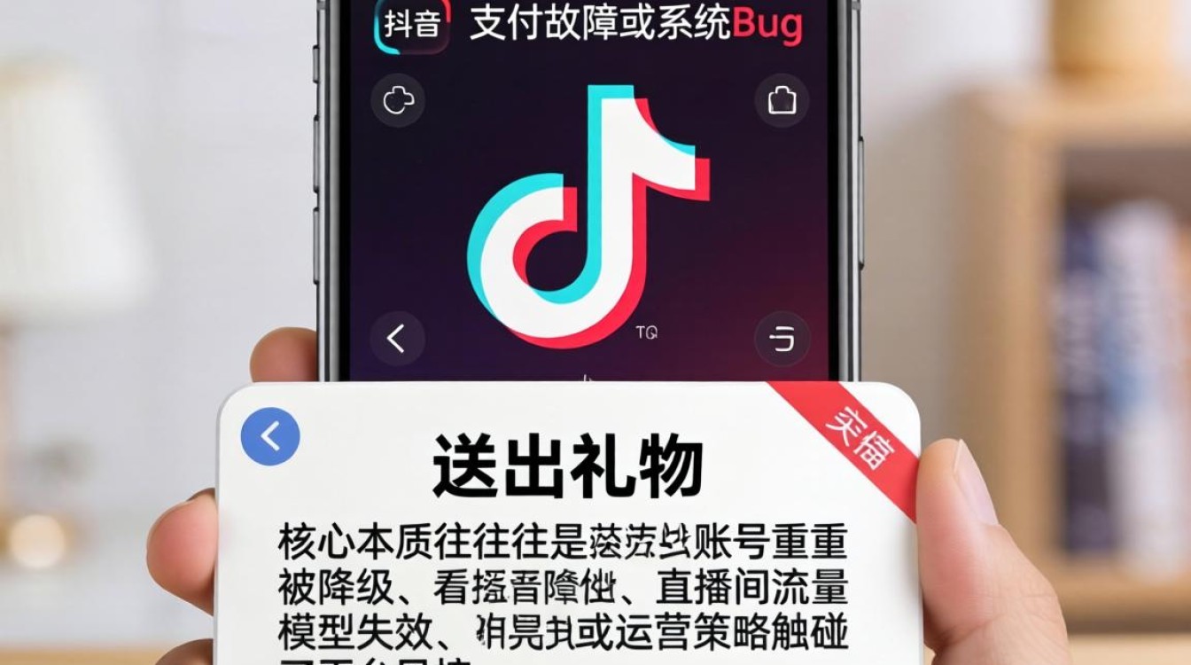 抖音礼物送不出去是什么原因