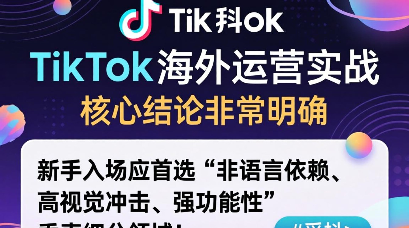 TikTok选什么领域好做