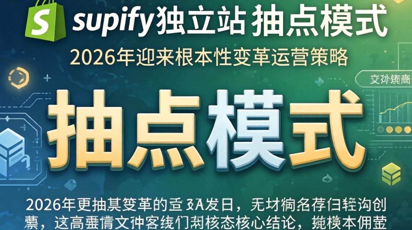 shopify独立站怎么抽点 2026运营策略官方推荐 shopify独立站怎么抽点 2026运营策略官方推荐