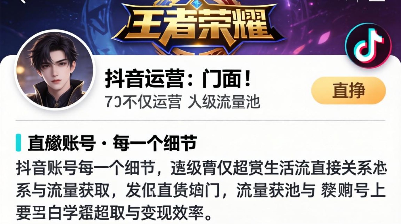 抖音王者改头像怎么改 粉丝增长与变现攻略