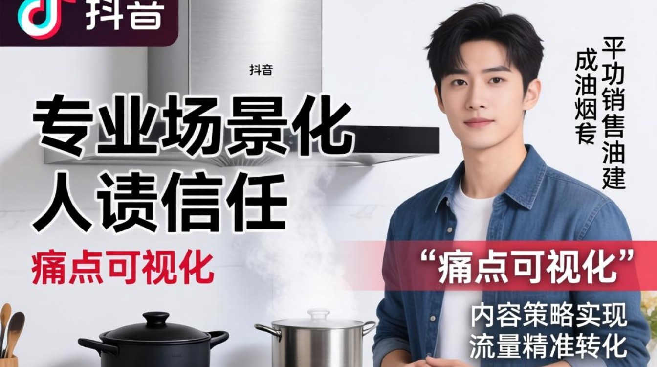 油烟机怎么在抖音卖货 账号定位与内容规划