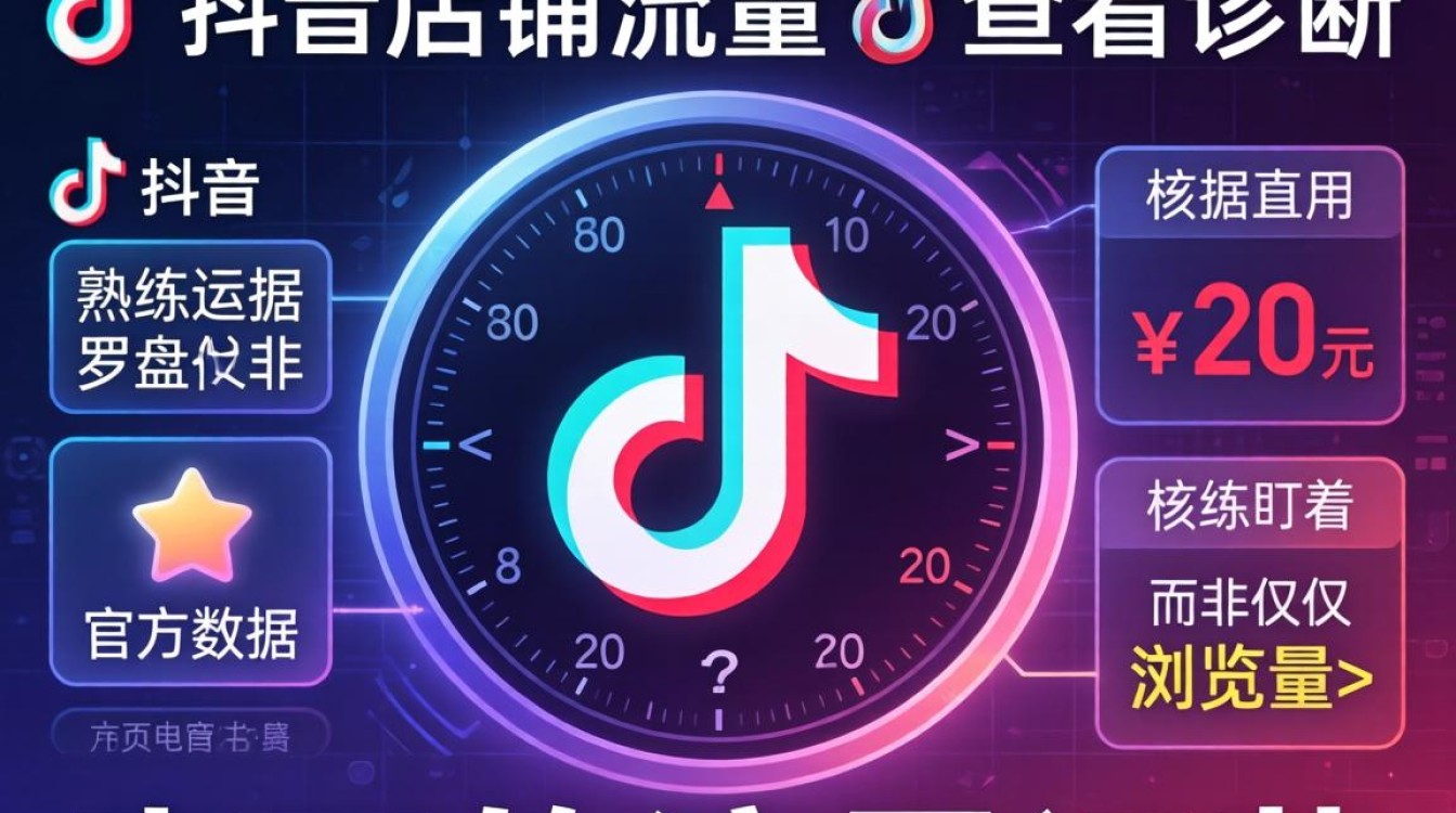 抖音怎么看店铺流量多少