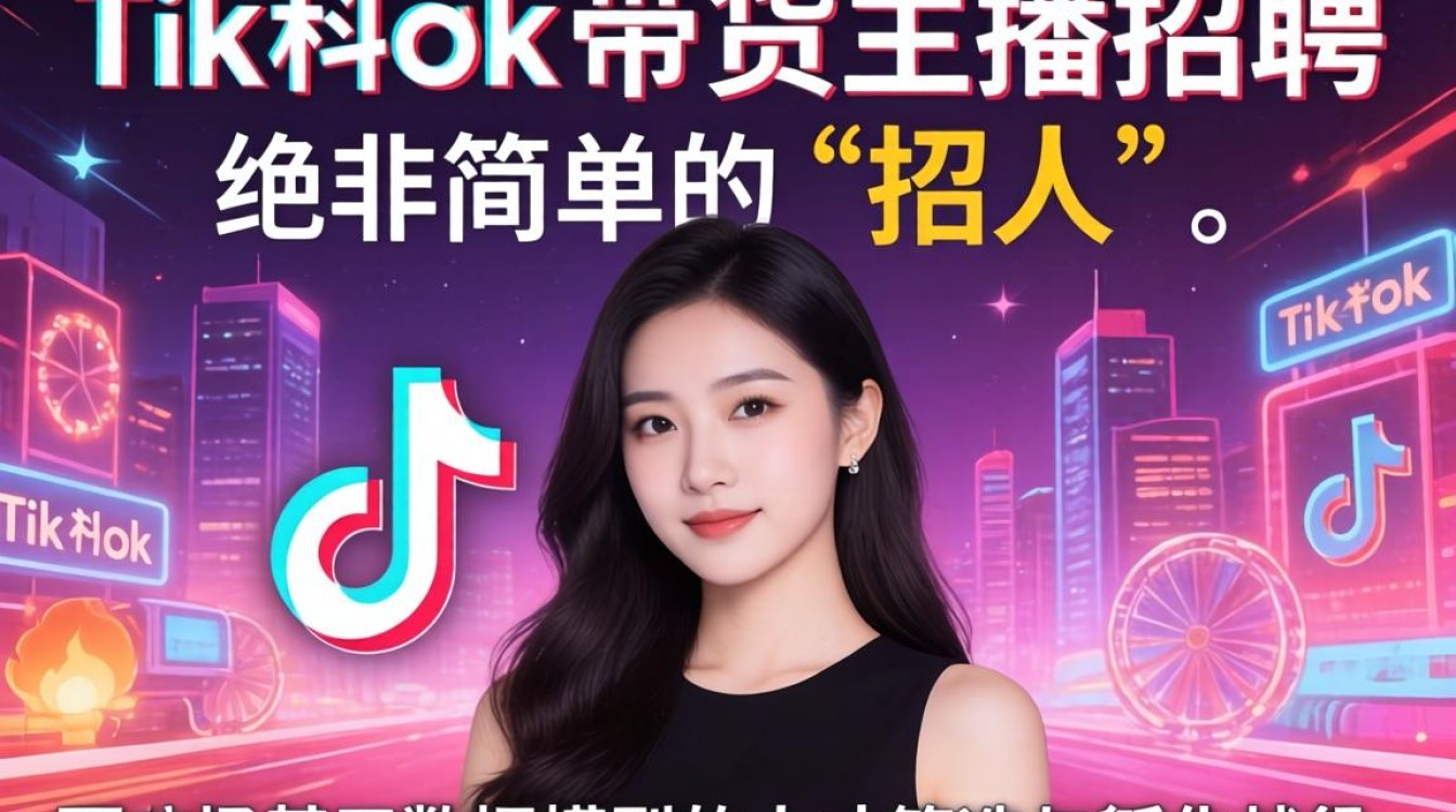 TikTok带货主播招聘难吗