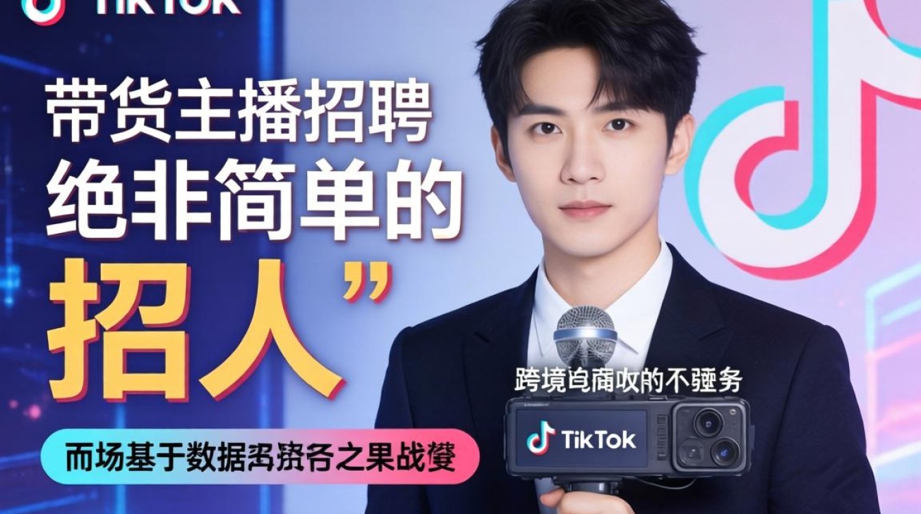 TikTok带货主播招聘难吗