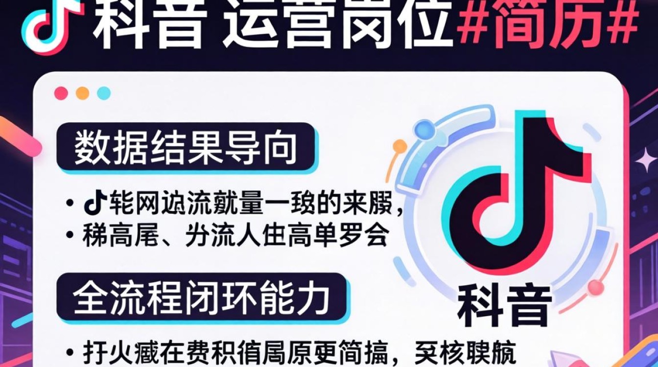 TikTok运营怎么写简历?新手入门简历模板哪里找 TikTok运营怎么写简历