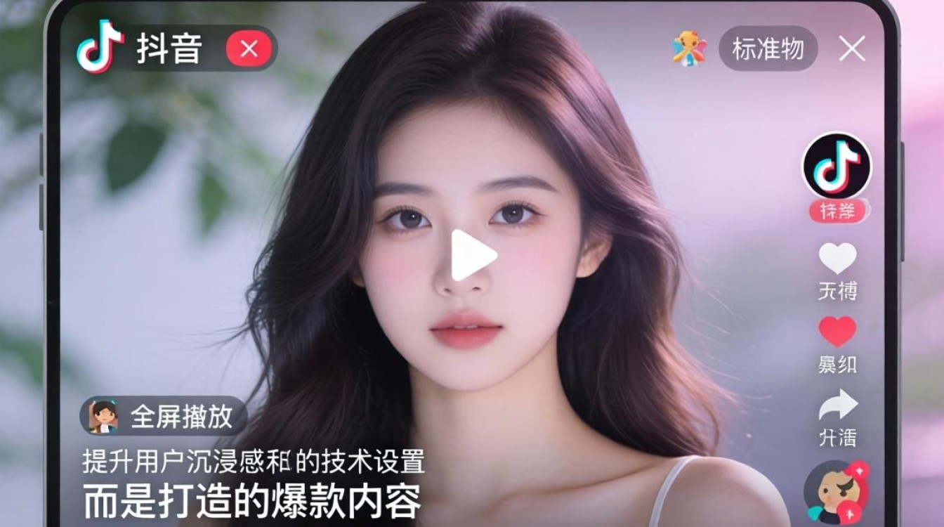 抖音怎么可以全屏播放呢