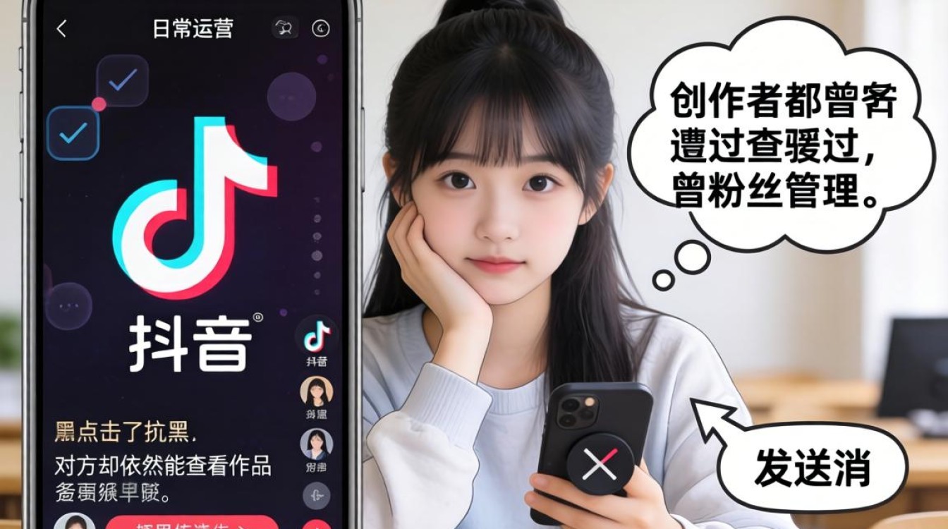 抖音拉黑不了人是什么原因