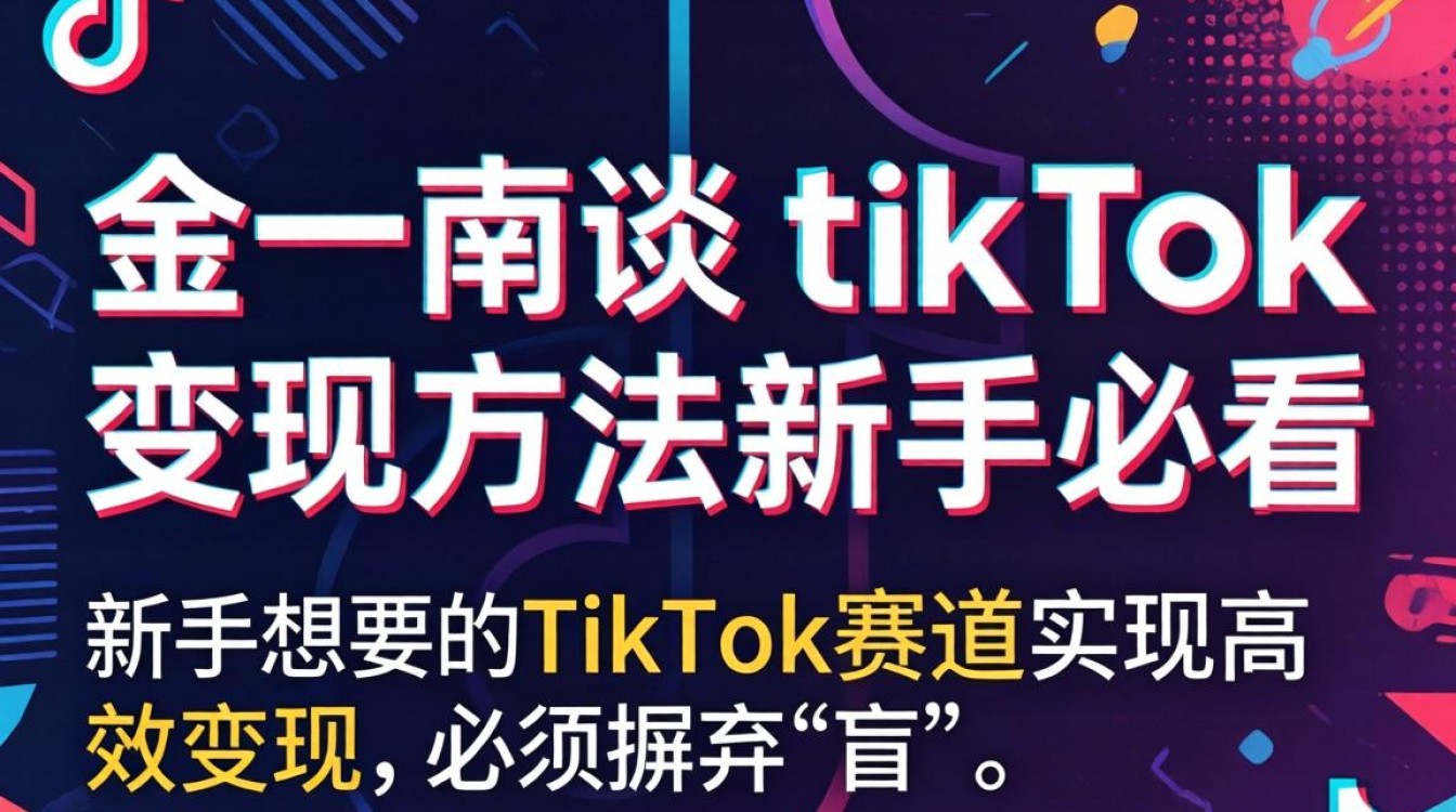 快手金一南谈tiktok变现方法新手必看