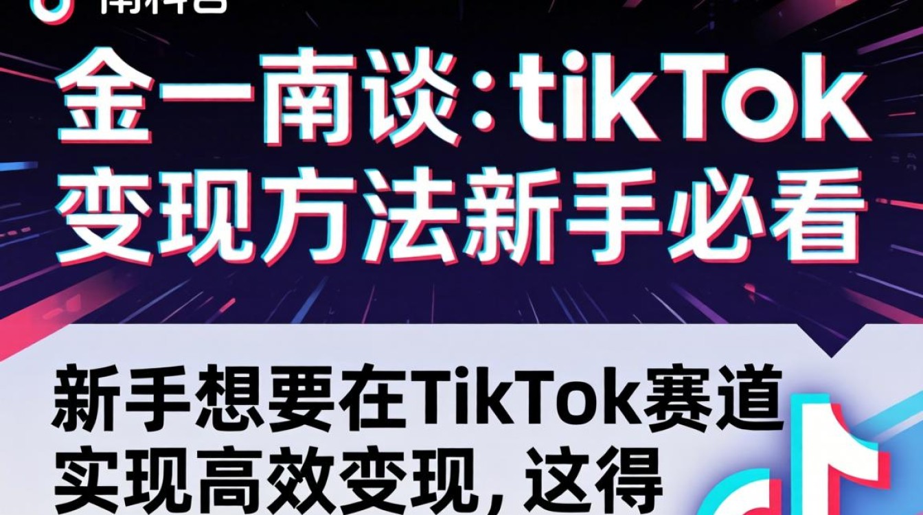 快手金一南谈tiktok变现方法新手必看