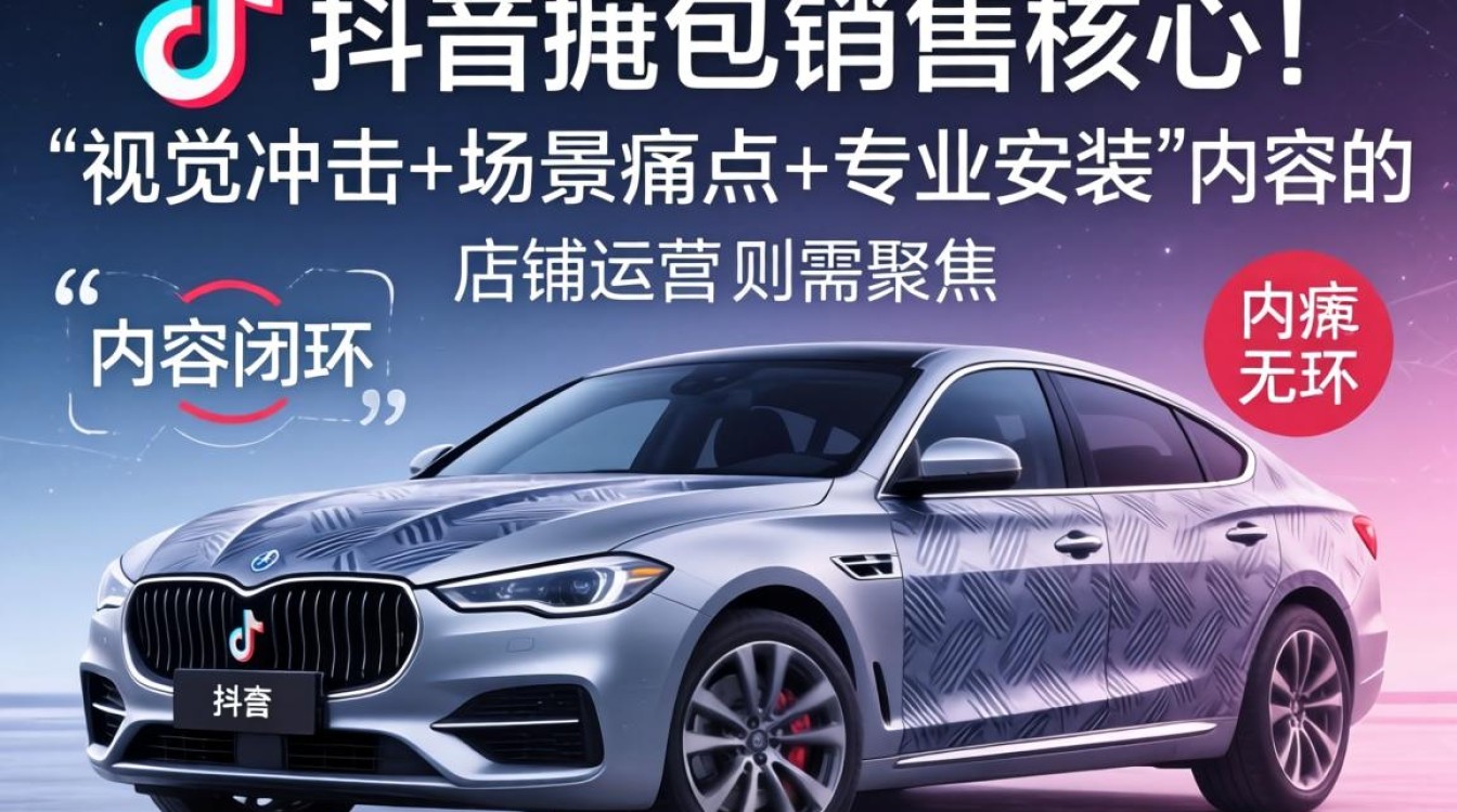 抖音汽车脚垫软包如何推广引流