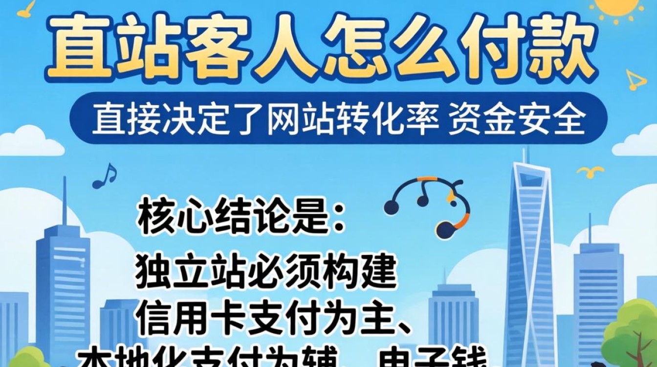 独立站支持哪些付款方式