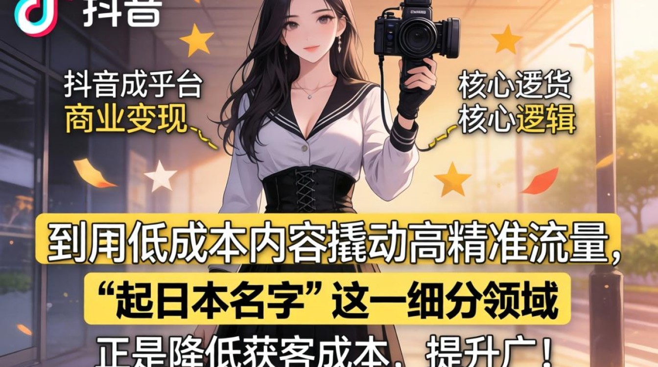 抖音上起日本名字怎么起?如何降低获客成本广告投放 如何降低获客成本广告投放