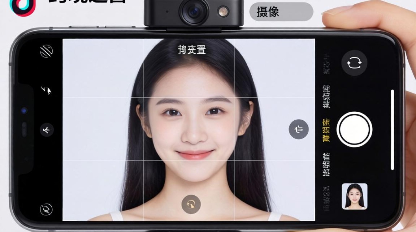 TikTok前置摄像头怎么选