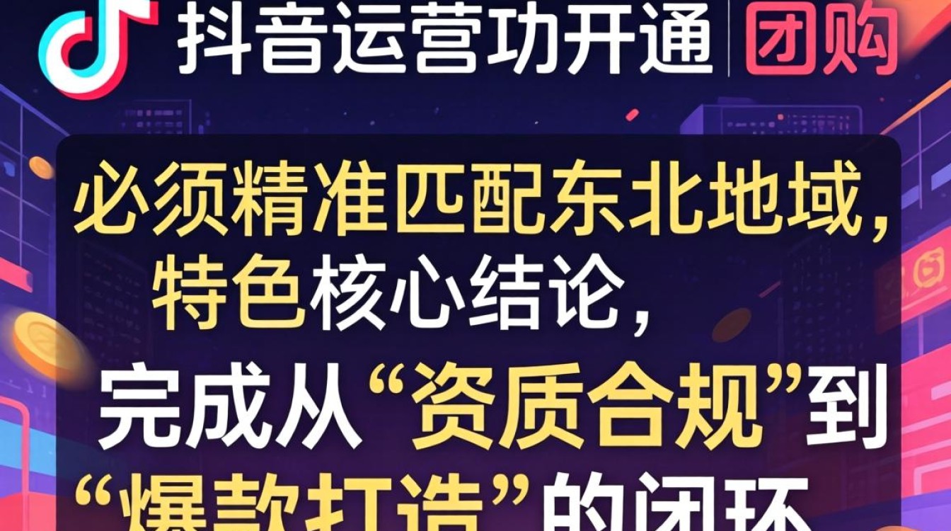 东北抖音团购开通流程及费用详解