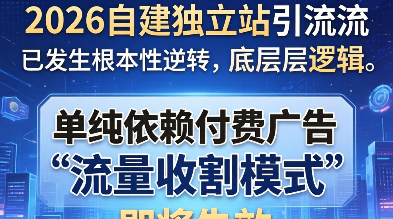 自建独立站怎么引流?2026年独立站引流趋势分析 2026年独立站引流趋势分析