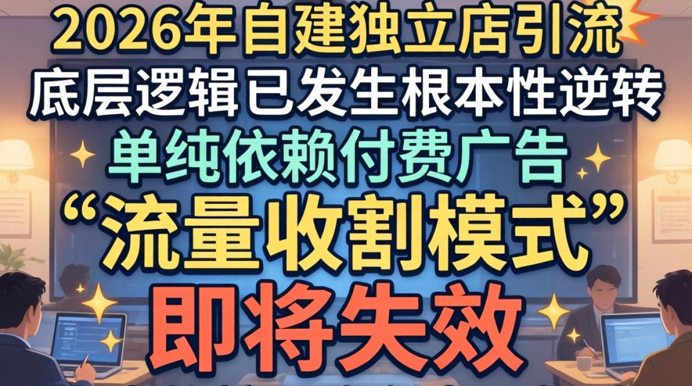自建独立站怎么引流?2026年独立站引流趋势分析 2026年独立站引流趋势分析