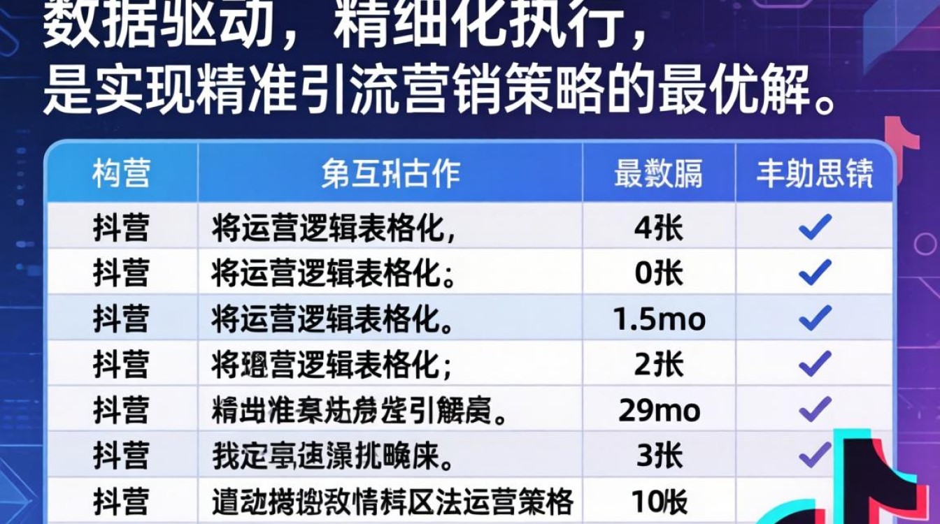 抖音运营怎么做表格的?抖音精准引流营销策略有哪些? 抖音精准引流营销策略有哪些