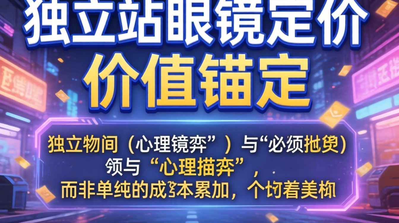 独立站眼镜定价策略有哪些